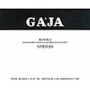Gaja Sperss Barolo 1995 Front Label