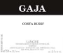 Gaja Costa Russi 1996 Front Label