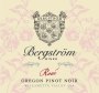 Bergstrom Rose 2014 Front Label