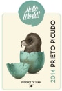 Finca La Estacada Hello World Prieto Picudo 2014 Front Label