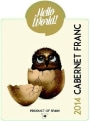 Finca La Estacada Hello World Cabernet Franc 2014 Front Label