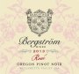 Bergstrom Rose 2013 Front Label