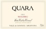 Finca Quara Cabra Corral Single Vineyard Malbec 2012 Front Label
