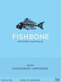 Fishbone Wines Unwooded Chardonnay 2009 Front Label