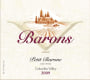 Barons Winery Petit Barone 2009 Front Label