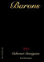 Barons Winery Red Mountain Cabernet Sauvignon 2010 Front Label