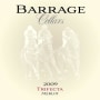 Barrage Cellars Trifecta Merlot 2009 Front Label