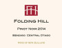 Folding Hill Wine Company Pinot Noir 2014 Front Label