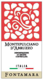 Fontamara Montepulciano d'Abruzzo 2014 Front Label
