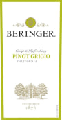 Beringer Pinot Grigio 2012 Front Label