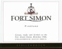 Fort Simon Estate Pinotage 2009 Front Label