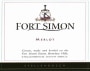 Fort Simon Estate Merlot 2006 Front Label