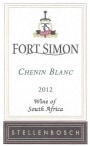 Fort Simon Estate Chenin Blanc 2012 Front Label