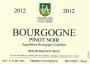 Francois D'Allaines Bourgogne Pinot Noir 2012 Front Label