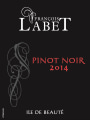 Francois Labet Ile de Beaute Pinot Noir 2014 Front Label