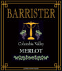 Barrister Winery Merlot 2006 Front Label