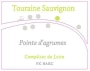 François-Xavier Barc - Complices de Loire Touraine Pointe d'Agrumes Sauvignon 2014 Front Label