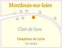 François-Xavier Barc - Complices de Loire Montlouis Clair de Lune 2013 Front Label