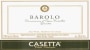 Casetta Barolo 2003 Front Label