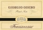 Frecciarossa Oltrepo Pavese Giorgio Odero Pinot Nero 2010 Front Label