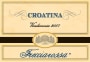 Frecciarossa Croatina 2007 Front Label