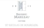 Frederic Mabileau Saint Nicolas de Bourgueil Les Coutures 2013 Front Label