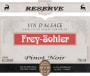 Frey-Sohler Reserve Pinot Noir 2013 Front Label