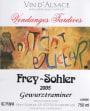 Frey-Sohler Vendanges Tardives Gewurztraminer 2005 Front Label