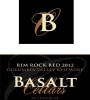 Basalt Cellars Rim Rock Red 2012 Front Label