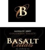 Basalt Cellars Merlot 2009 Front Label