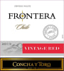 Frontera Concha y Toro Vintage Red 2013 Front Label