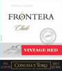 Frontera Concha y Toro Vintage Red 2011 Front Label