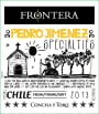 Frontera Specialties Pedro Jimenez 2013 Front Label