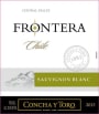 Frontera Concha y Toro Sauvignon Blanc 2013 Front Label