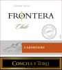 Frontera Concha y Toro Carmenere 2014 Front Label