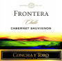 Frontera Concha y Toro Cabernet Sauvignon 2011 Front Label