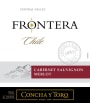 Frontera Concha y Toro Cabernet Sauvignon Merlot 2012 Front Label