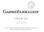 Gabrielskloof Shiraz 2009 Front Label