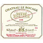 Chateau le Bocage Bordeaux Superieur Cadillac en Fronsac 1998 Front Label