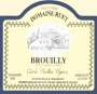 Domaine Ruet Brouilly Vielles Vignes 2009 Front Label
