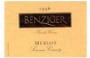 Benziger Sonoma County Merlot 1997 Front Label