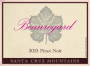Beauregard Vineyards Pinot Noir 2013 Front Label