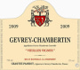 Geantet-Pansiot Gevrey-Chambertin Vieilles Vignes 2009 Front Label