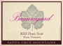 Beauregard Vineyards Muns Pinot Noir 2013 Front Label