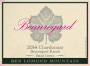 Beauregard Vineyards Ranch Estate Chardonnay 2014 Front Label