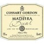 Cossart Gordon Bual 1958 Front Label