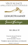 Gerard Neumeyer Les Deux M Gewurztraminer 2011 Front Label