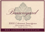 Beauregard Vineyards Beauregard Ranch Cabernet Sauvignon 2000 Front Label