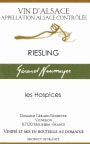 Gerard Neumeyer Les Hospices Riesling 2013 Front Label