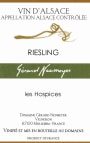 Gerard Neumeyer Les Hospices Riesling 2010 Front Label